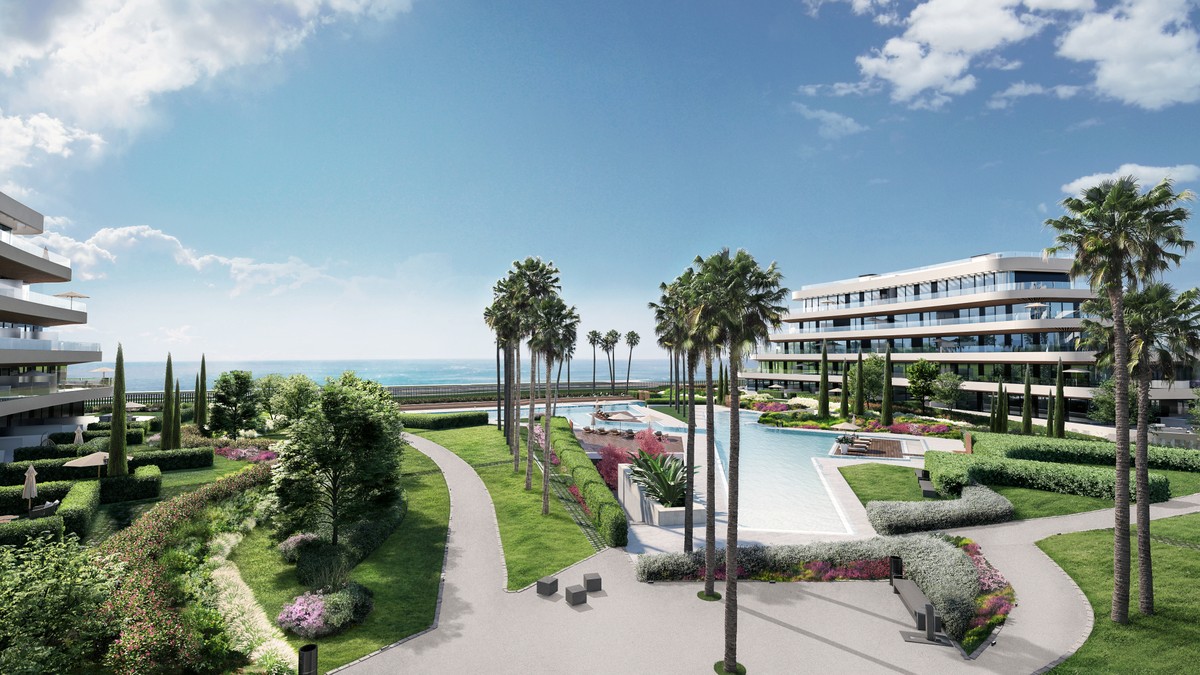 Front line apartments, right on beach in Torremolinos